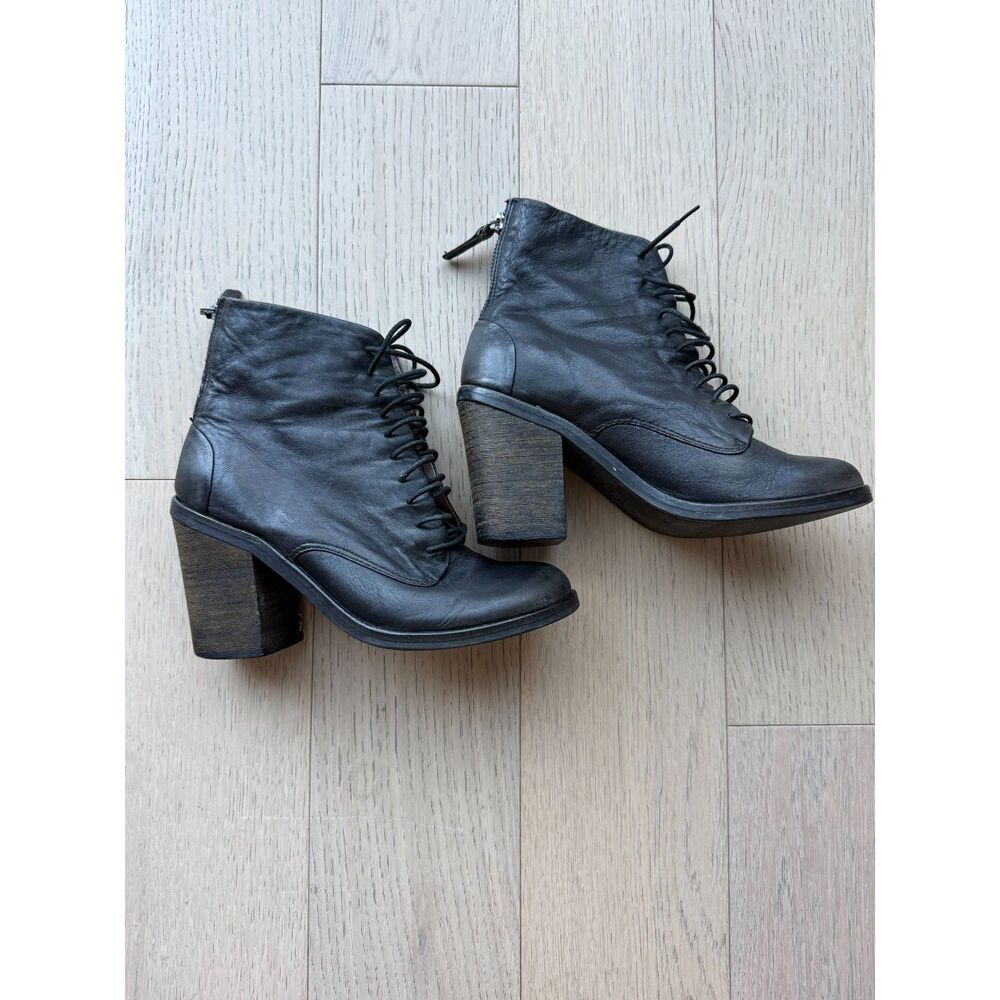 Bacio Black Ankle Booties